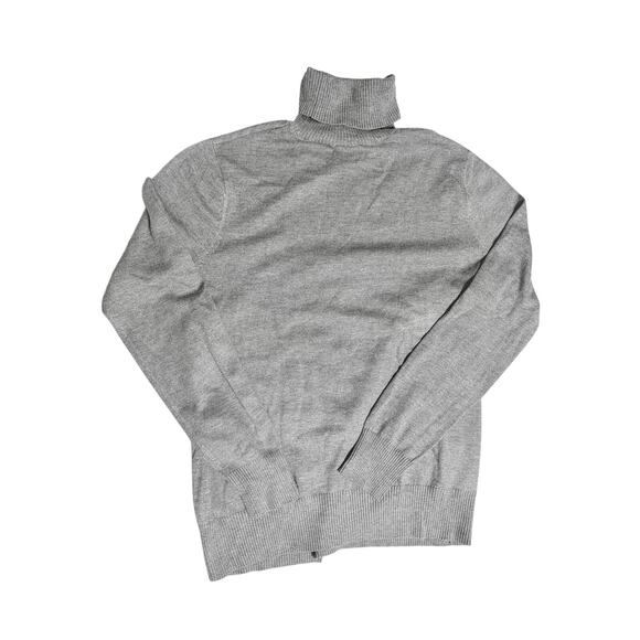 Merona Gray Ribbed Turtleneck Sweater – Size XL - Picture 2 of 7